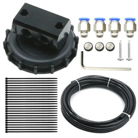 LIDSCURA 170112 Differential Breather Kit with Tube Manifold Air Filter BSP Fittings Plugs, Replacement for ARB 170112 Kit, Replaces 170112