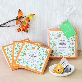 Japanese Tea Specialty Store Kigokoro Japanese Black Tea (Orange) Tea Bags, Set of 3, Includes Dried Fruits, Tea Petite Gift, Individual Packaging, Made in Japan, Stylish, Gift, Popular