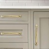 khtumeware 10 Pack 5 Inch(128mm) Polished Brass Cabinet Pulls Unlacquered