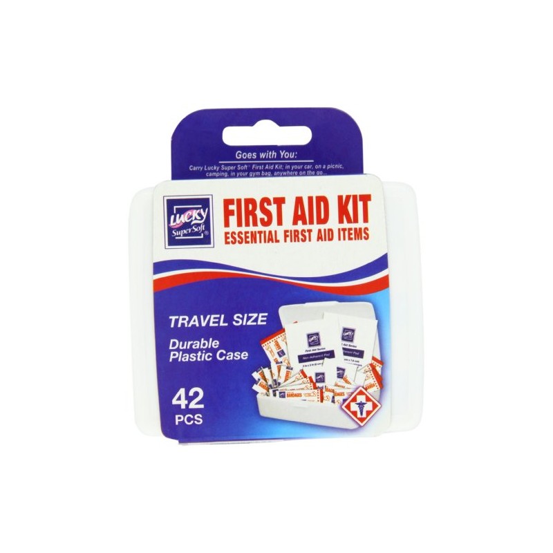 Lucky Super Soft First Aid Kit, 42 Count