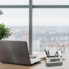 Tiiyee Pen Holder for Desk, Multi Functional LCD Digital Alarm