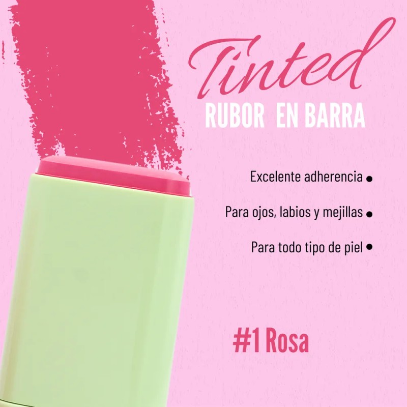 Rubor Barra 3-1, Labios, Ojos, Mejillas, Elige Tono. Saniye Tono