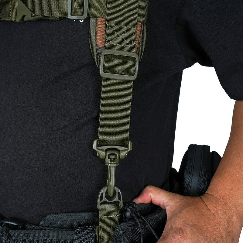 MELOTOUGH Tactical Outdoor H-Harness Duty Belt Suspenders (Battle Belt not