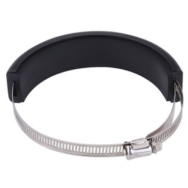 Qiilu Universal Motorrad Auspuffschutz 100mm-140mm Oval Kann Runde Auspuffschutzhaube abdecken Motorrad Exhaust Schutz Abdeckung