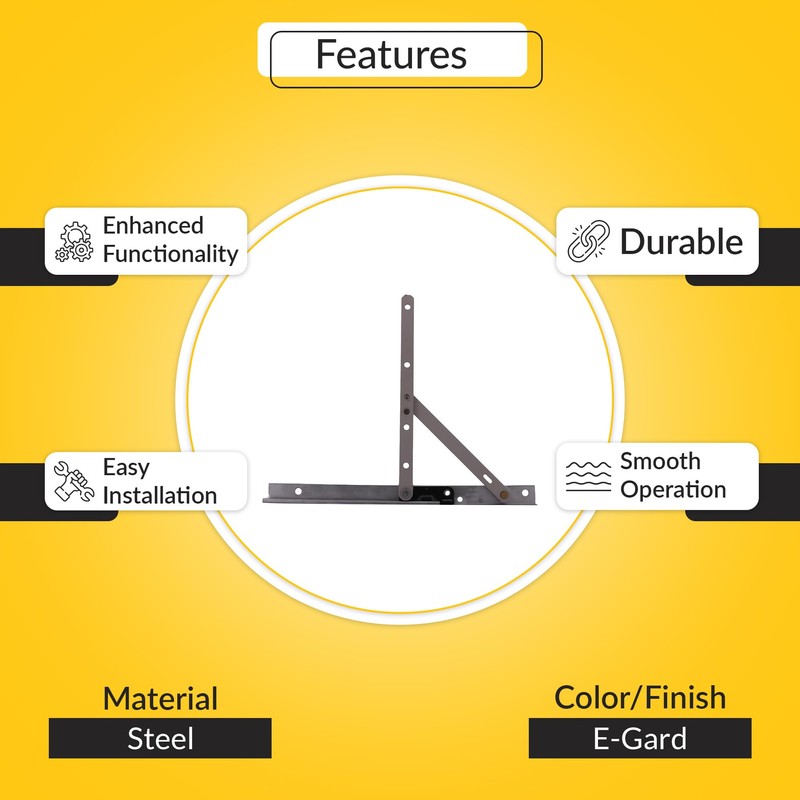 Brixwell Truth 14 Concealed Casement Hinge Upper Left Lower Right