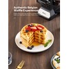Belgian Waffle Maker, Classic Rotating Waffle Iron with Nonstick Plates,