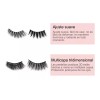 Favorbeauty 6 Pares Pestañas Mink Hair 3d Eyelash Maxima Calidad