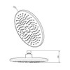 F05GA000 Gem shower head Rain shower Round