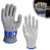 Tweozhui Metzger safety gloves, men's oyster glove, chain glove, kitchen