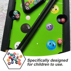 TOVINANNA 1 Set Children's Billiards Set Pool Table Balls Billiard Pool Balls Mini Billiard Toy Pool Training Balls Mini Pool Table Kid Toys Household Billiard Ball Resin Major Practice Ball