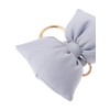 Maison de Fleur Women's Satin Ribbon Key Ring, ice green