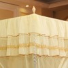 Luxury Princess Three Side Openings Post Bed Curtain Canopy Netting