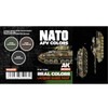 AK REAL COLORS SET RCS131 NATO AFV Colours (3 x