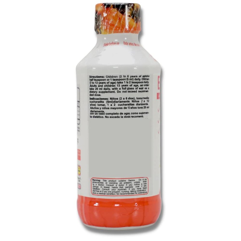 EVACUALAX Liquido Papaya -LAXANTE Vegetal 100% Natural 8oz | Natural