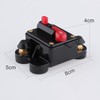 Shiwaki 12V-36V DC Circuit Breaker for Car, Marine, Boat, Motorcycle