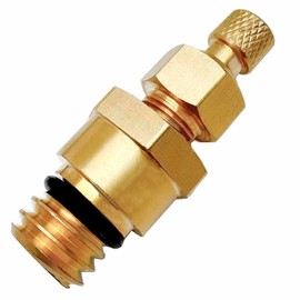 QISF Upgrade HFCM Water Separator Drain Plug Valve Compatible with For, D 6.0L Powerstroke Diesel Engine F250, F350, F450, F550, E350, E450