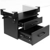 VIVO Corner Clamp-on Under Desk Drawer and Shelf System, Office