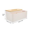 Ciieeo Tissue Box Multifunctional Storage Organizer for Desktop for Living