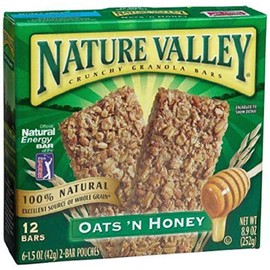 Nature Valley Crunchy Granola Bars, Oat N Honey, 1.5 Oz (Pack of 144)
