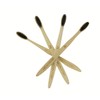 Biodegradable Eco-Friendly Charcoal Infused Bristle Bamboo Toothbrush - Pack of