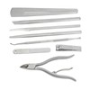 8Pcs Pedicure Knife Stainless Steel Dead Skin Remover Portable Foot