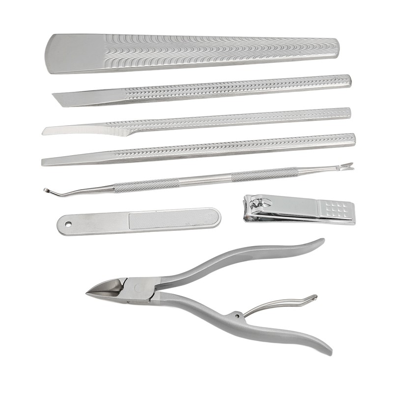 8Pcs Pedicure Knife Stainless Steel Dead Skin Remover Portable Foot