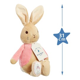 Rainbow Designs Peter Rabbit My First Flopsy Bunny - Cuddly Soft Toy for Babies and Toddlers