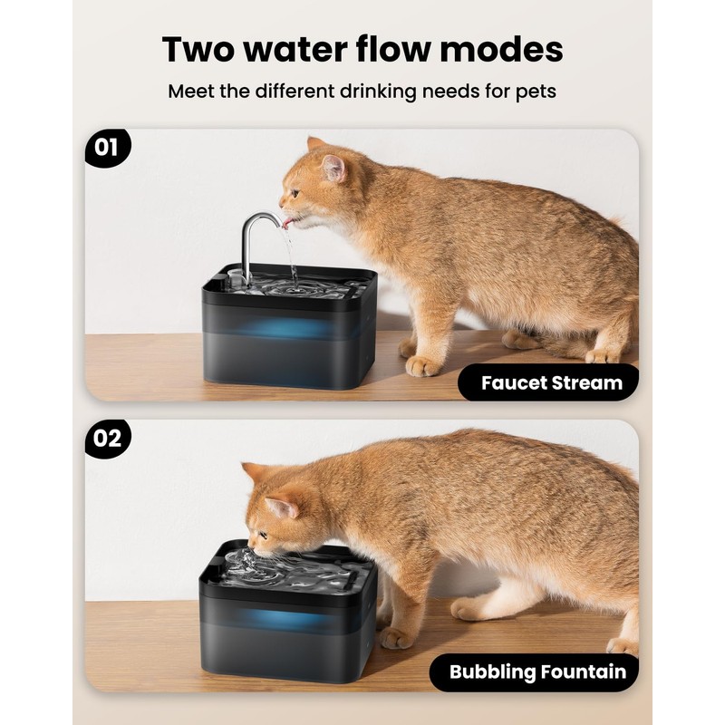 PawPoll Cat Fountain Filters, 6 Pieces Filter + 6 Pieces