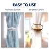 XDerlin Strong Magnetic Curtain Tiebacks with Upgrade Larger Magnet,2Pack Upgrade