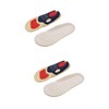 Healvian 2pairs Boys and Girls Sports Insoles Soybean Fiber Foot