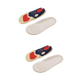 Healvian 2pairs Boys and Girls Sports Insoles Soybean Fiber Foot Pads for Sweat Absorption for Yards Provides Joint Support Reduces Muscle Fatigue Practical Design