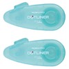 Kokuyo Tape Glue Dot Liner, Flick Body, Mint, Set of