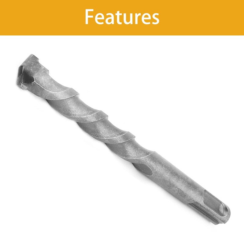 2Pcs 12mm Masonry Drill Bit, 150mm Length, Metric 1/2 Inch
