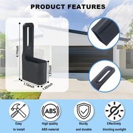 XDTKML Garage Door Sensor Sun Shield Protector 2 Pack for ​Liftmaster Chamberlain Garage Door Sensors Compatible with 801CB-P 820CB 41A5043 Garage Door Sensors