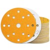 KONGMING 60 Pcs 150mm Sanding Discs 120 Grit Hook and