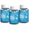 Vitamina D3 | Paquete de 3 Frascos | 60 cápsulas