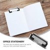 NUOBESTY 15pcs Mountable Clipboard Clips with Rubber Feet Mountable Document