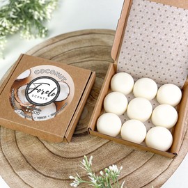 Forelo Vegan Soy Wax Melts - Handmade, Plastic-Free & Long Lasting (Coconut)