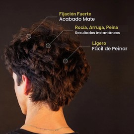 BASED BODYWORKS Polvo Texturizador Para El Cabello A Base De Base, Ligero Y Voluminizador, Con Acabado Mate, Aporta Textura Al Cabello Con Fijación Media, Ideal Para Cabello Corto A Medio(Botella De 1