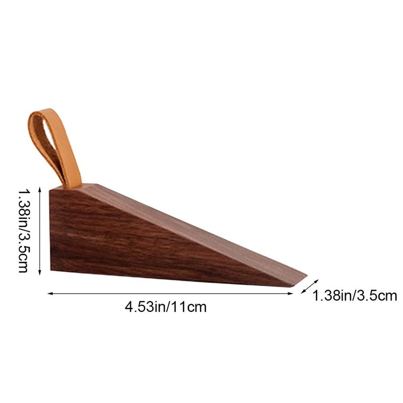 SuKeYuan 1 Pcs Door Stopper Non-Slip Wooden Door Wedge Wedges