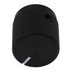 6mm Round Hole 15mm Short Solid Aluminium Control Knob for