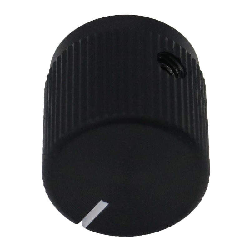 6mm Round Hole 15mm Short Solid Aluminium Control Knob for