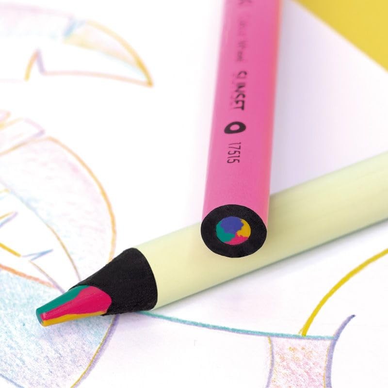 MILAN MAXI Sunset Series 12 Multi-Coloured Round Pencils Display Box