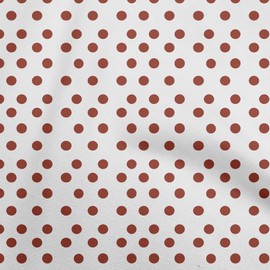 oneOone Cotton Poplin Twill Brown2 Fabric Polka Dot Sewing Fabric by The Yard Printed DIY Clothing Sewing Supplies 56 Inch Wide