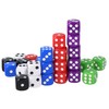 Storm&Lighthouse 30 Pack Six-Sided Dice Coloured Dice Game D6 Dice