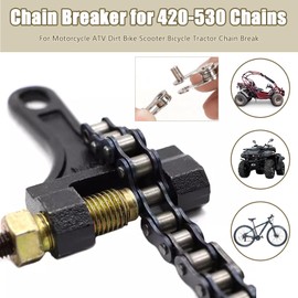 YCCOKJJ Motorcycle Chain Separator Black Chain Remover for Separating Chain Links Quick Chain Breaker Tool for #420 428 520 525 528 530 Motorcycle UTV ATV Bike Bicycle Tractor Chain Links