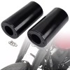 Unbranded Black Fork Tube Slider Covers Fit For Harley Road