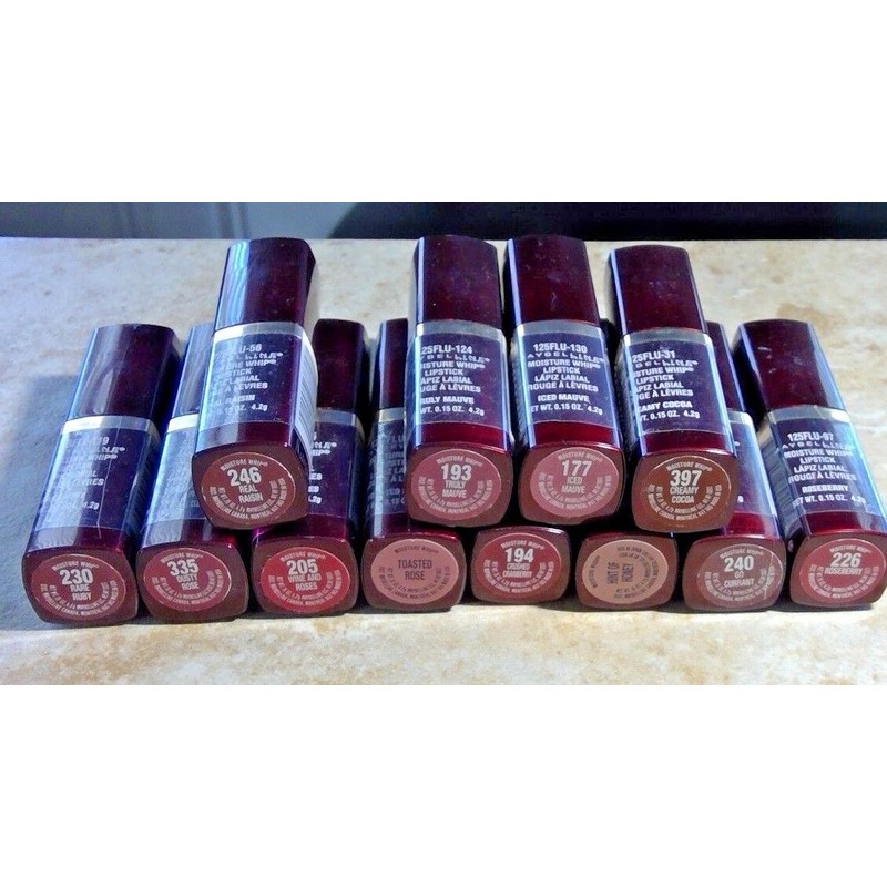 Maybelline Moisture Whip Extreme Lipstick Toasted Rose old formula rare
