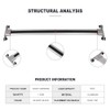 ROADFAR Silver Roof Rack Crossbars Cargo Carrier Fit 2008-2013 for