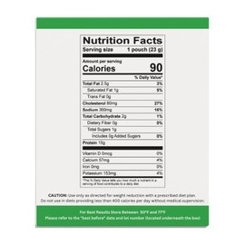Nutmeg State Nutrition - High Protein Bacon Cheese Omelette Mix, 15g Protein, 90 Calories, 1g Sugar, 2.5g Fat, 7 Servings Per Box
